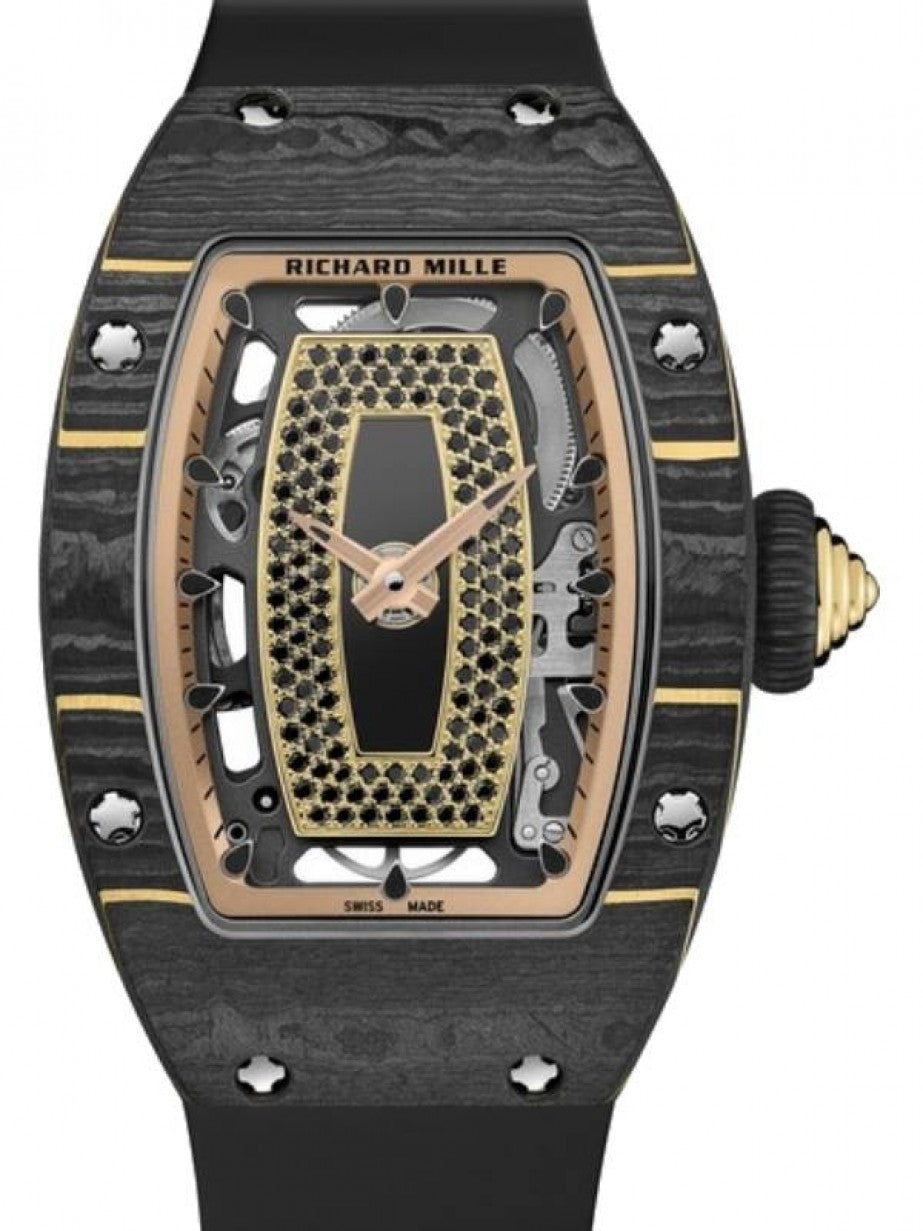 Automatic Winding Carbon TPT Black RM 07-01 BRAND NEW