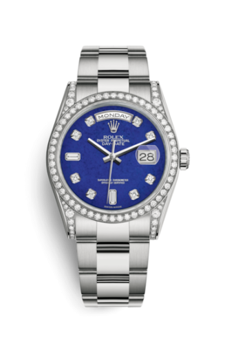 Day-Date 36 White Gold Diamonds / President / Lapis