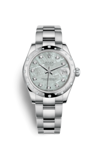 Datejust 31 Stainless Steel Domed Diamond / Oyster / Meteorite