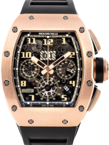 Felipe Massa Ivory Chronograph Rose Gold 50mm Openworked Dial