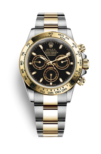 Cosmograph Daytona Stainless Steel / Yellow Gold / Black