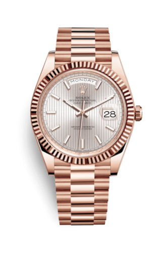 Day-Date 40 Everose / Sundust Tuxedo
