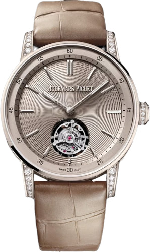 Code 11.59 Selfwinding Flying Tourbillon 41mm Sand Gold-Toned Embossed Dial