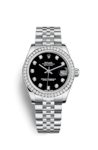 Datejust 31 Stainless Steel Diamond / Jubilee / Black – Diamond