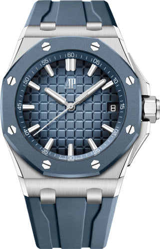 Royal Oak Offshore Selfwinding 43mm Stainless Steel/Blue Rubber Bezel