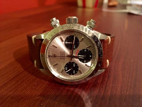 Daytona 6265 Stainless Steel / Silver / Big Red
