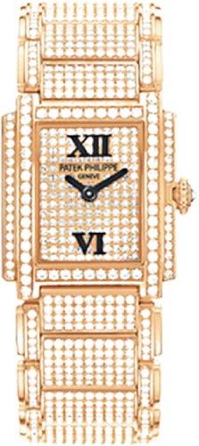 Twenty~4 Ladies Rose Gold Diamond Pave