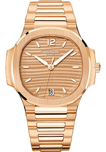 Nautilus Ladies Automatic 35.2mm Rose Gold Golden Brown Opaline Dial