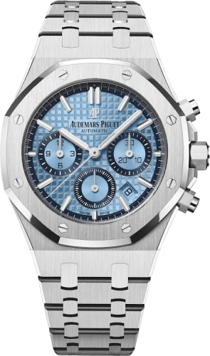 Royal Oak Chronograph White Gold 38mm Blue Dial