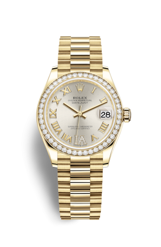 Datejust 31 Yellow Gold / Diamond / Silver – Roman / President