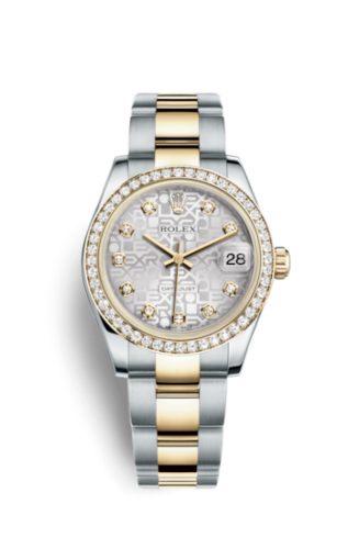 Datejust 31 Rolesor Yellow Diamond / Oyster / Silver Computer
