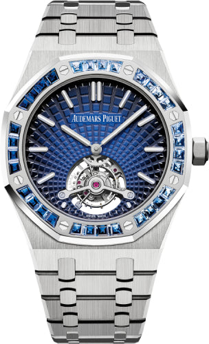 Royal Oak Tourbillon Extra-Thin Platinum Blue Dial