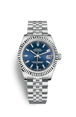 Datejust 31 Stainless Steel Fluted / Jubilee / Blue
