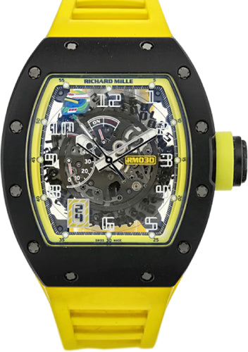 Black Ceramic 50mm Openworked Dial RM30