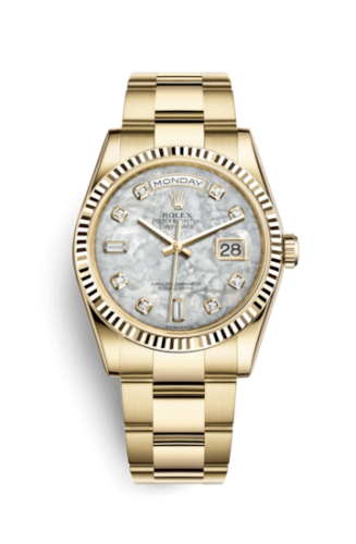 Day-Date 36 Yellow Gold Fluted / Oyster / MOP