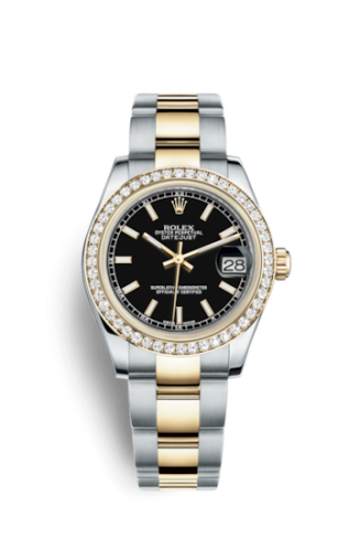 Datejust 31 Rolesor Yellow Diamond / Oyster / Black