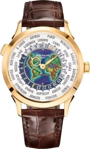 Complications World Time Yellow Gold 38.5mm Cloisonn Enamel Dial