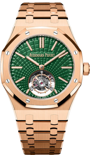 Royal Oak 41mm Selfwinding Flying Tourbillon Rose Gold Green Dial