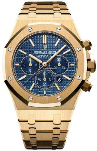 Royal Oak Chronograph Yellow Gold 41mm Blue Dial