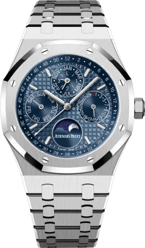 Royal Oak 41mm Perpetual Calendar Stainless Steel Blue Dial
