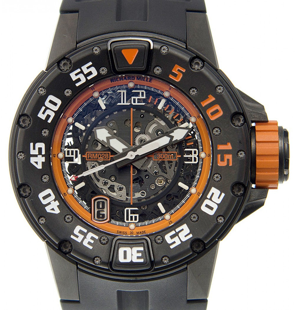 RM028-AJTI Titanium Transparent Skull Orange Automatic 47mm BRAND NEW