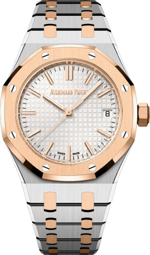 Royal Oak Selfwinding “50th Anniversary” Rose Gold/Stainless Steel 37mm Silver Dial