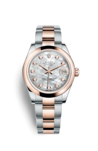 Datejust 31 Rolesor Everose Domed / Oyster / MOP