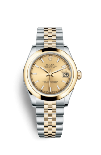 Datejust 31 Rolesor Yellow  Domed / Jubilee / Champagne