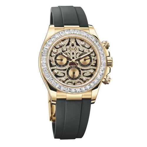 Cosmograph Daytona Yellow Gold / Diamond  / Eye of the Tiger / Oysterflex