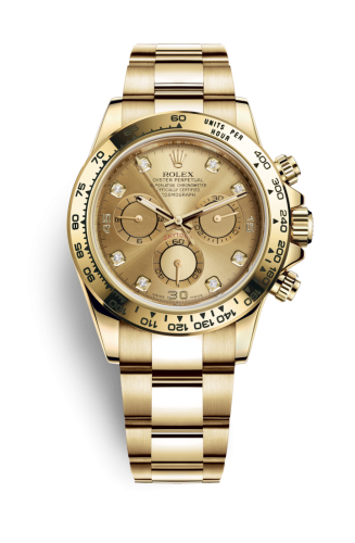 Cosmograph Daytona Yellow Gold / Champagne Diamond