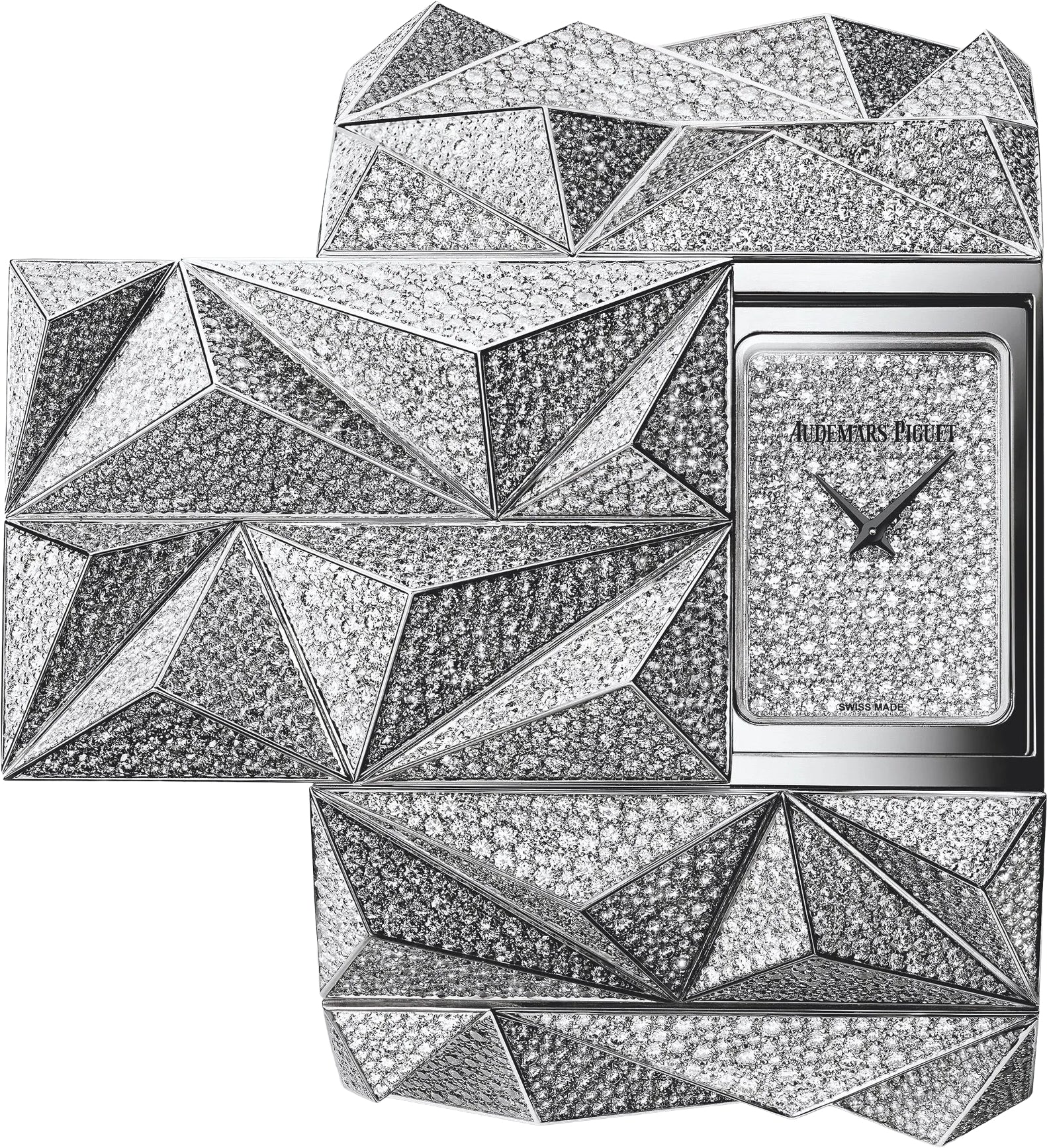 Haute Joaillerie Diamond Punk 40mm Diamond Set White Gold