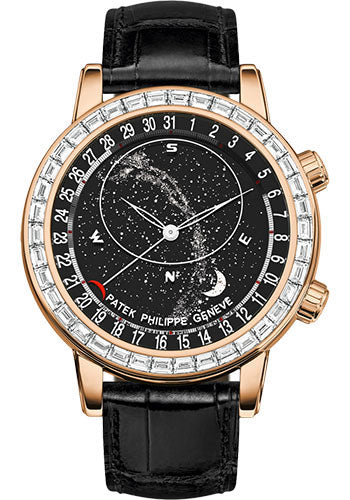 Grand Complications Celestial Moon Age Rose Gold Sapphire-Crystal Dial