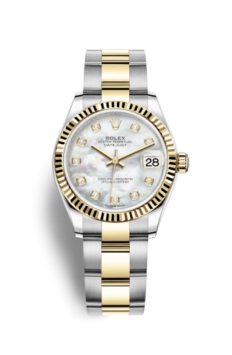 Datejust 31 Stainless Steel / Yellow Gold / Fluted  / MOP / Oyster