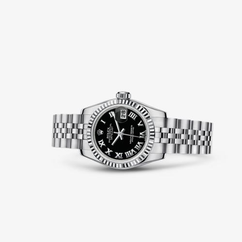 Lady-Datejust 26 Fluted Black Jubilee