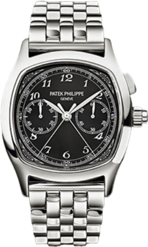 Grand Complications Chronograph 37 ? 44.6mm Black Arabic Stainless Steel Manual