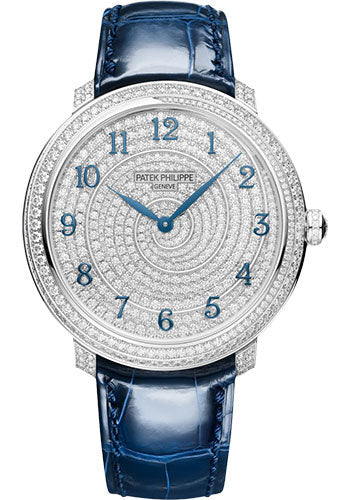 Calatrava Diamond Ribbon Joaillerie 36.5mm White Gold Fully Set With Diamonds Dial