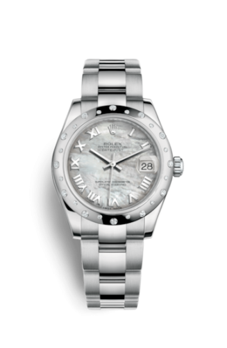 Datejust 31 Stainless Steel Domed Diamond / Oyster / MOP – Roman