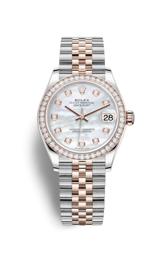 Datejust 31 Stainless Steel/ Rose Gold / Diamond / MOP / Jubilee