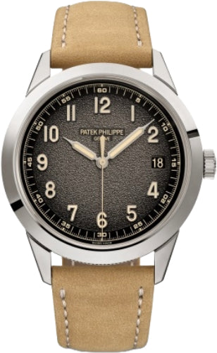 Calatrava White Gold Textured Grey Dial