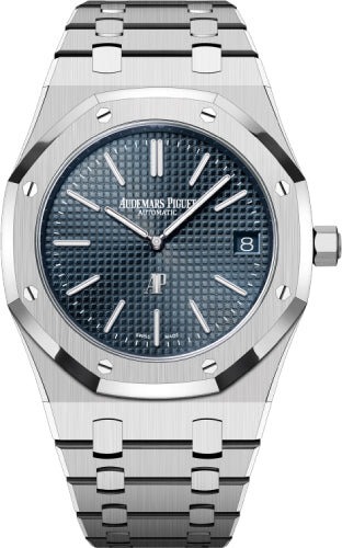 Royal Oak Jumbo Extra-Thin “50th Anniversary” Stainless Steel 39mm Blue Dial