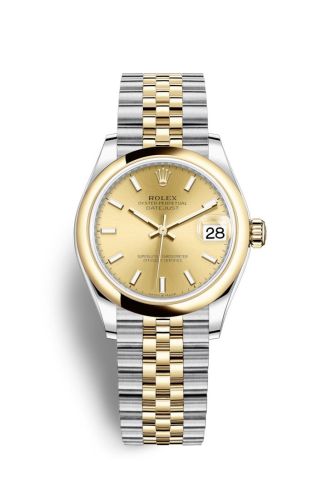 Datejust 31 Stainless Steel/ Yellow Gold / Domed / Champagne / Jubilee