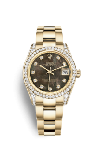 Datejust 31 Yellow Gold Diamond / Oyster / Black MOP