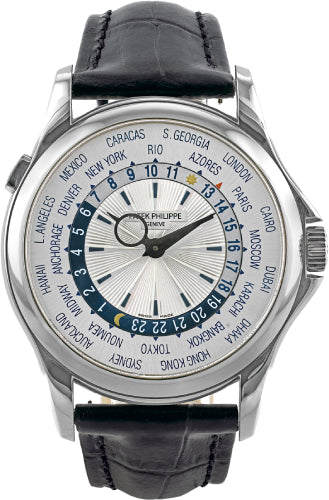 Complications World Time White Gold Silver Dial
