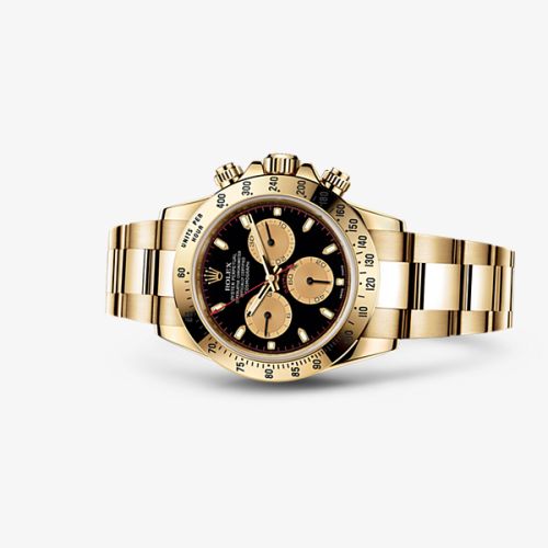 Daytona Yellow Gold Black Champagne