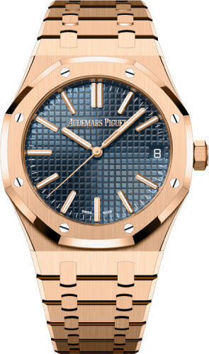Royal Oak 41mm Selfwinding “50th Anniversary” Rose Gold Blue Dial