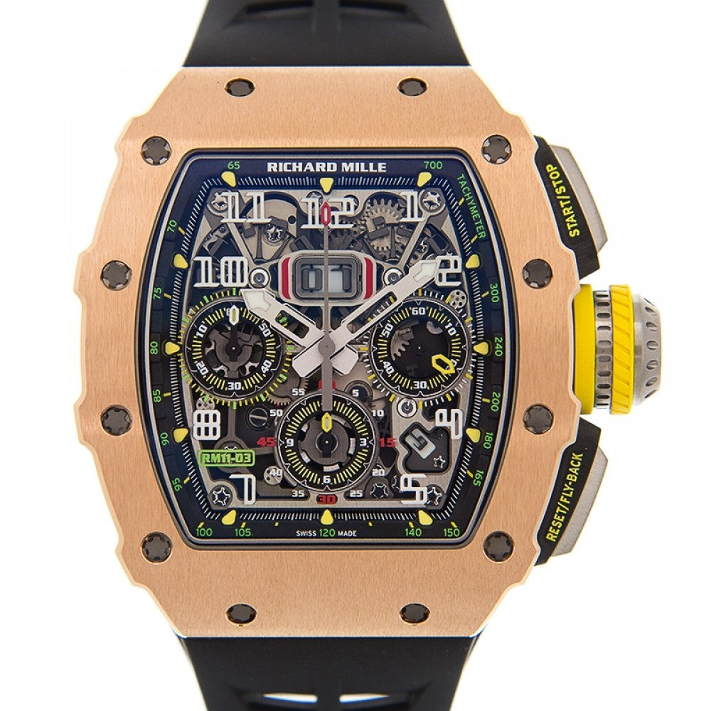 Automatic Winding Flyback Chronograph Rose Gold/Titanium RM 11-03