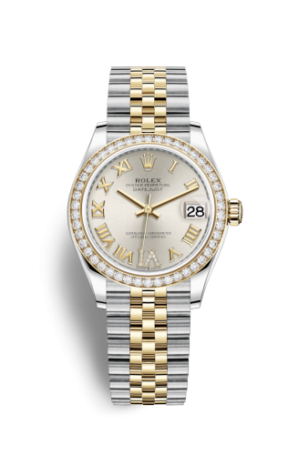 Datejust 31 Stainless Steel / Yellow Gold / Diamond / Silver – Roman / Jubilee