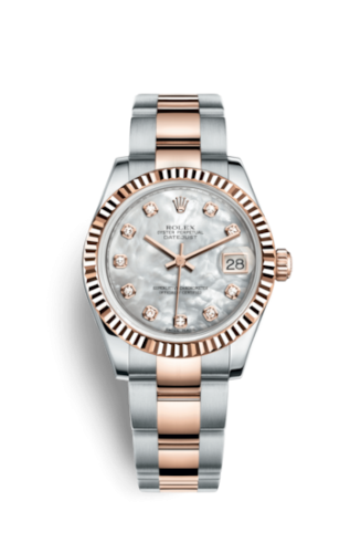 Datejust 31 Rolesor Everose Fluted / Oyster / MOP