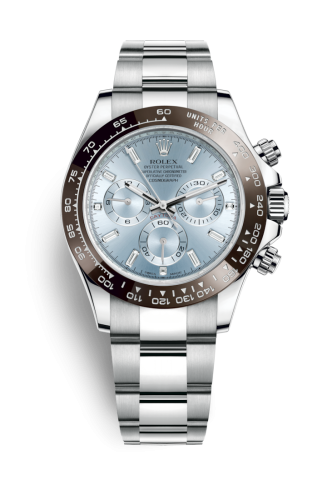 Cosmograph Daytona Platinum / Cerachrom / Ice Blue / Diamonds