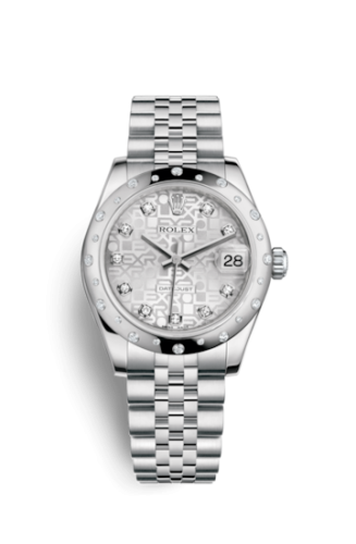 Datejust 31 Stainless Steel Domed Diamond / Jubilee / Silver Computer